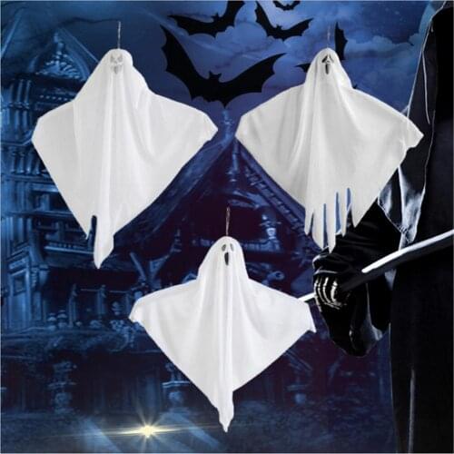 3pcs/set Halloween Flying Ghosts Party Hanging Decoration Halloween Party Props Scary Halloween Decoration