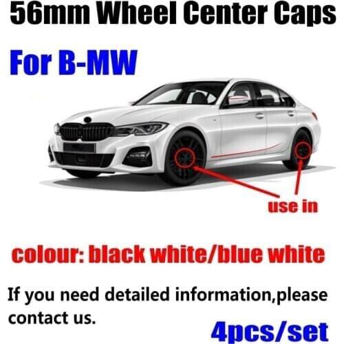4Pcs Car Styling 56mm 10 pin Auto Car Wheel Center Hub Caps Rim Caps Covers For BMW E46 E30 E39 E34 E60 E36 E38 M3 M5 Badge