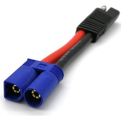 DIY EC5 Male Plug Connector to SAE Power Automotive Adapter Cable Wire