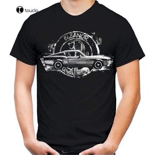 Eleanor T-Shirt Gt500 Shelby Car Mustang Men Nicolas Cage Film Memphis Movie Tee Shirt