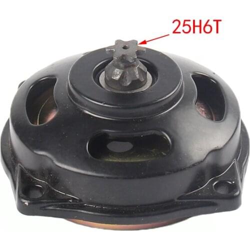 25H 6T / 25H 7T / T8F 6T 6 Tooth Clutch Drum Gear Box For 2 Stroke 47cc 49cc Engine Mini Moto Pocket Bike