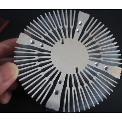 90*40mm Aluminium Heatsink Round for 20W 30W 50W 100W High Power led For DIY