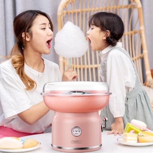 Cotton Candy Machine Convenient Cotton Candy Maker Boy Girl Gift Semi-Automatic DIY Fancy Childrens Day Marshmallow Machine