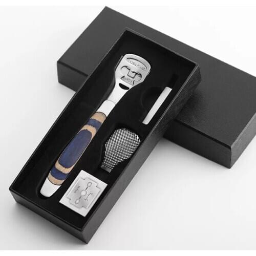 NEW Peach wood Foot Skin Shaver Corn Cuticle Cutter Remover Rasp Pedicure File Foot Callus 10 Blades Foot Care Tool