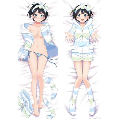 Newly Design Rent-A-Girlfriend Sarashina Ruka Kanojo Okarishimasu Anime Body Pillowcase Double-Sided Hug Body Long Throw Pillow