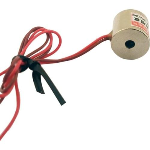 P12/12K force 1KG Self holder magnet solenoid electromagnet Power loss type 12V 24V DC