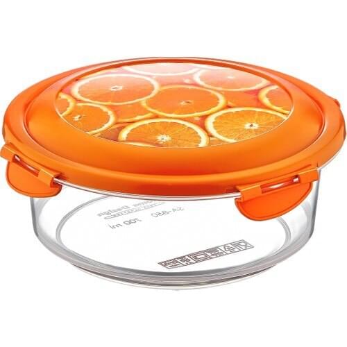 Plastart Shallow Ziplock Storage Container 4'lü