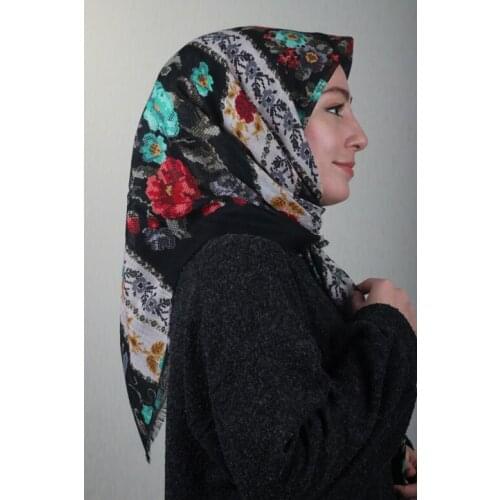 POLOİST LINEN FLAMLI SCARF DESEN-332 - RENK-01