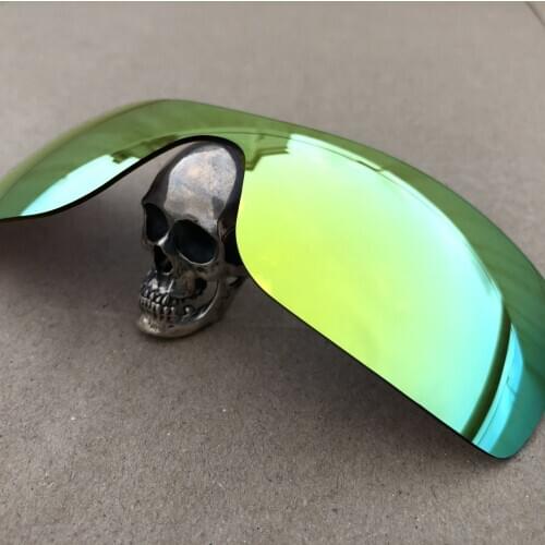 Firtox True Polarized Enhanced Replacement Lenses for-Oakley Batwolf OO9101 Sunglass (Lens Only)-24K Gold Mirror