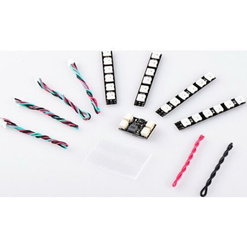 FPV Full color LED WS2812 LED board LED Light Module Control Module Set for RC FPV Racing Drone Multirotor spare parts