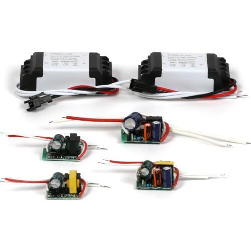 LED Driver Lamp Power Supply 300mA Output 3W 7W 9W 12W 24W 30W 36W Automatic Voltage Control Lighting Transformers For LED Light