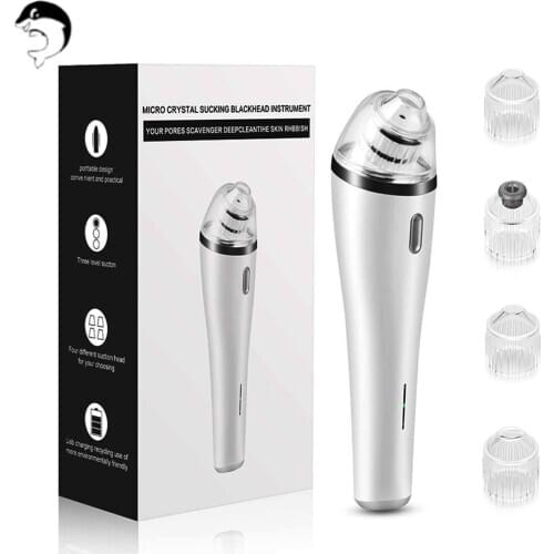 Skin Care Pore Vacuum Blackhead Remover Acne Pimple Removal Vacuum Suction Tool Face Clean Facial Diamond Dermabrasion Machine
