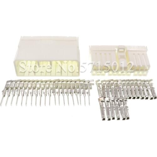 20 Hole 174936-1 368511-1 Electrical Automotive Wiring Wire Connector Female Male Cable Socket