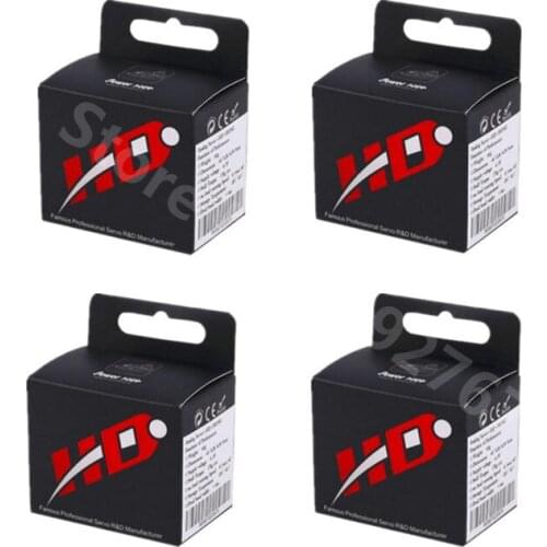 4pcs Orginal Power HD High Torque 60G Standard Servo HD-1501MG Steering Analog Servos Metal Gear 17KG For Car Robot RC Airplane