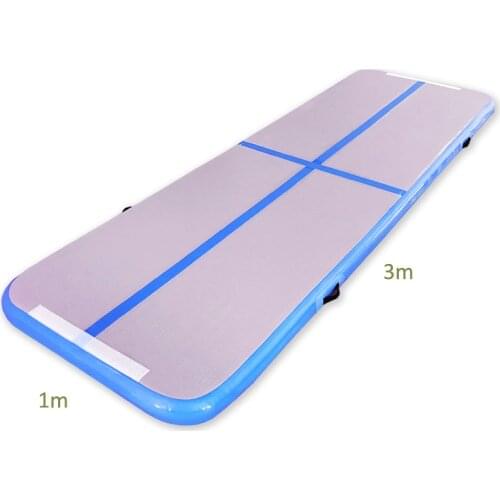 Airtrack 3m Inflatable Air Track Gymnastic Mattress Gym Tumble Floor Tumbling Wrestling Yogo Mat with Pump for Adult or Child