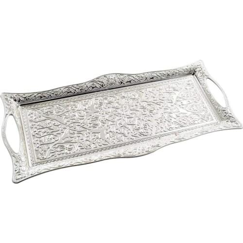 Anatolian Ottoman Turkish Arabic Copper Dinner Dish Tea Coffee Serving Tray Authentic Made in Turkey Kitchen Decor Christmas Gif