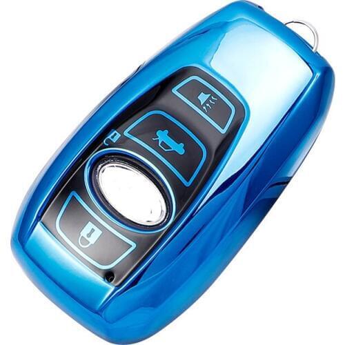 TPU full protect Key Shell Cover Key Case For Subaru Legacy XV Forester Outback Subaru BRZ Key Cover Keyless