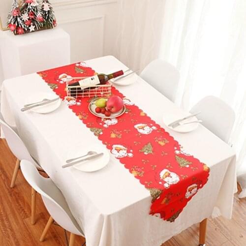 Household Kitchen Tablecloth Decor Restaurant Polyester Christmas Checkered Tablecloth Elegant Tablecloth Decoration