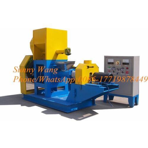 Animal feed extruded machine fish floating feed pellet machine commercial floating fish feed pellet maker