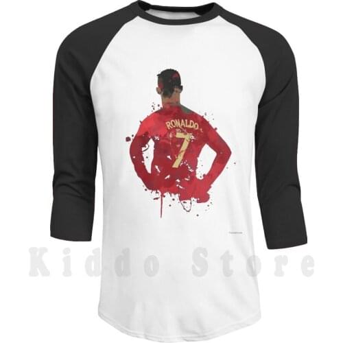 Ronaldo-Portuguese Legend Art Hoodie Long Sleeve Ronaldo Football Portugal Footy Spain England Uk Premier