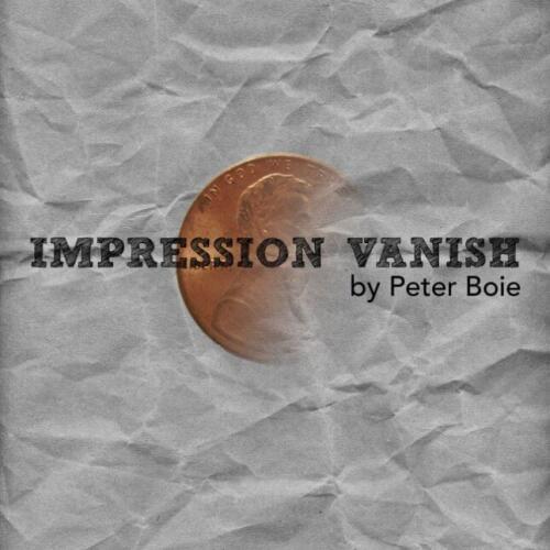 Impression Vanish (Gimmick and online instructions) by Peter Boie - Trick,Close up Magic Props,Illusions,Street Magia,Magician
