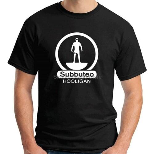 MAGLIETTA SUBBUTEO HOOLIGAN DIVERTENTE TUM0136 T-SHIRT COTONE UOMO BAMBINO