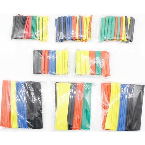 328 Pcs 2:1 Polyolefin Heat Shrink Tubing Tube Sleeve Wrap Wire Set 8 Size R06 Drop Ship