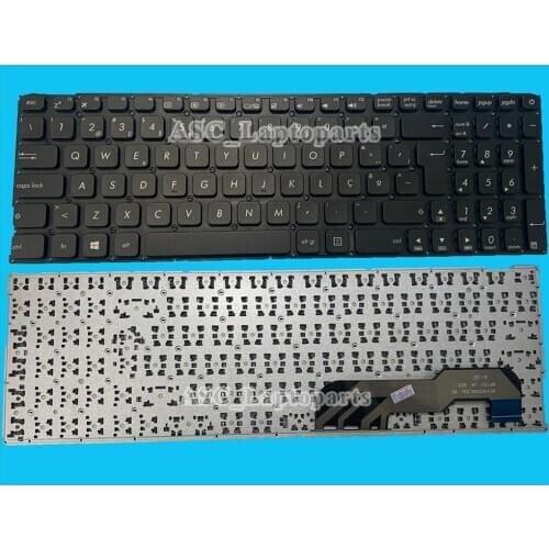 New Portuguese Teclado Keyboard for ASUS X541U X541UA X541UAK X541UJ X541UV X541UVK, Black, no Frame