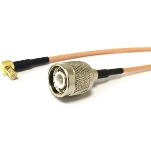 New TNC Male / Female Nut To MCX Male Male Connector RG316 Cable adapter Wholesale 15CM 6" for wireless modem card