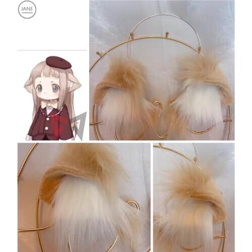 New Hand Made Cosplay Ears Hairhoop Hairbands Headwear For Girl Female Game Party Costume