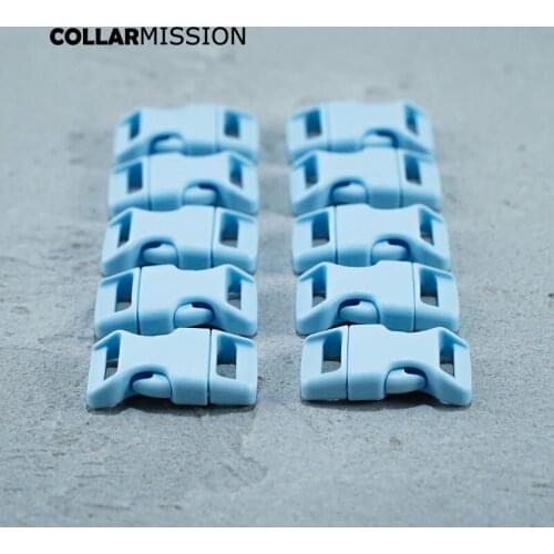 Retailing plastic buckles for paracord backpack strap dog collar backpack strap webbing 15mm light blue CK15SJ07