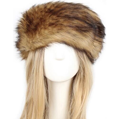 New Women Winter Faux Fox Fur Hat Warm Soft Fluffy Fur Female Cap Luxurious Quality Rabbit Fur Bomber Hats for Girls 2020