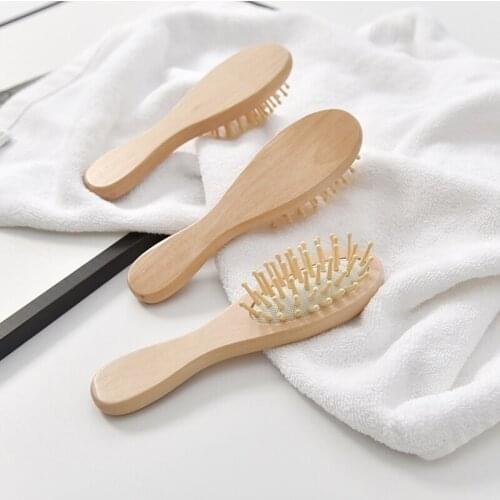 Baby Hair Brush Lotus Combs Massage Anti-static High Quality Boys Girl Gifts Bathing Comb Newborn Barber Accessories