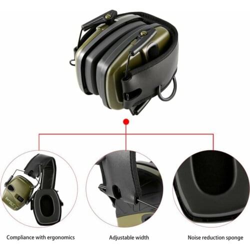 Foldable New Tactical Electronic Shooting Earmuff Anti-noise Headphone Sound Amplification Hot Sale Hearing Protection Headset