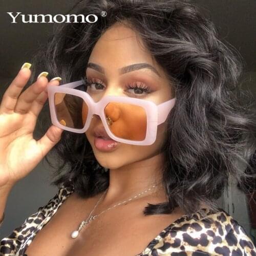 Sunglasses Women Fashion Square Sun Glasses Men Vintage Oversized Eyewear Ladies Shades Full Frame Traveling Style UV400 Goggles