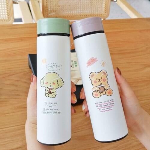 350ml 500ml Thermos Mug Stainless Steel Vacuum Insulated Bottle Water Drinks Thermos Flasks Travel Cup Coffee Tea Milk Mug