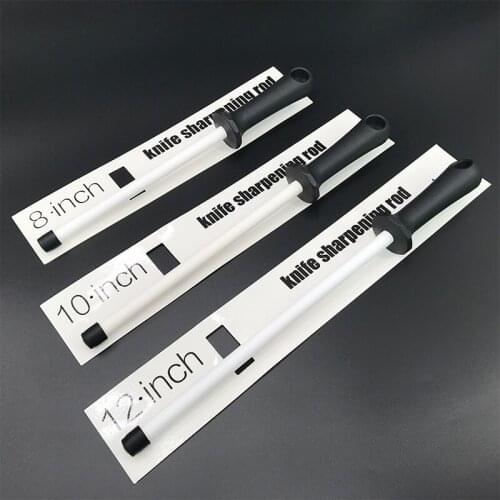 Knife sharpening rod Ceramic sharpener kitchen gadgets Slaughterhouse butcher Sharpening bar 8inch 10inch 12inch