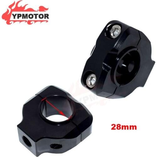 28MM Pair CNC Universal Street Bike Drag Handlebar Riser Bar Clamp for Honda Yamaha SUZUKI Kawasaki Triumph BMW Beneli ATV
