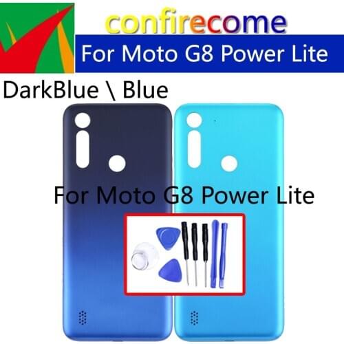 For Motorola Moto G8 Power Lite Battery Back Cover Rear Housing Cover Case Chassis Shell Replacement