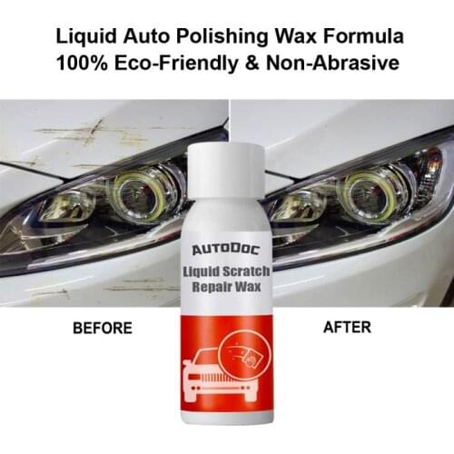 Car Scratch Repair Liquid Remove Stain Scratch Repair Agent No Trace Car Polish Cleaning Tool Liquid Scratch Repair Wax