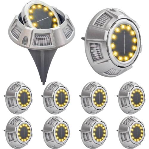 Aluminum Outdoor Garden Lamp Simple Ground Lamp Outdoor Waterproof Solar Lawn Lamp Light Control Automatic Switch LED THB5187