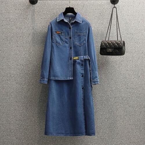 Ediwallen Fashion Denim Dresses