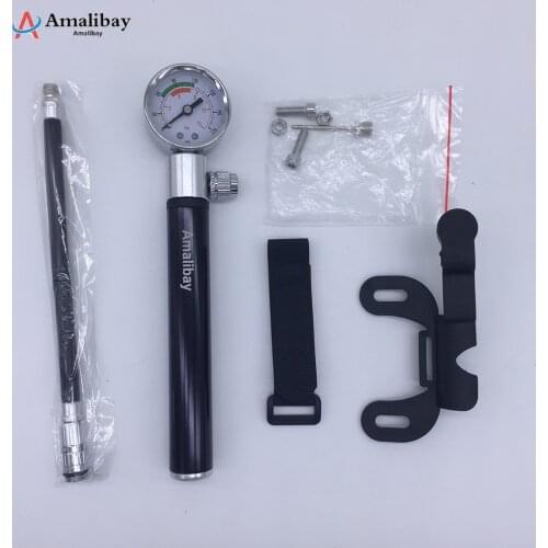 High Pressure Mini Tire Pump with Gauge for Xiaomi M365 1s Pro2 Scooter Tire Hand Air Inflator Pump for Ninext MAX G30 Es2 4