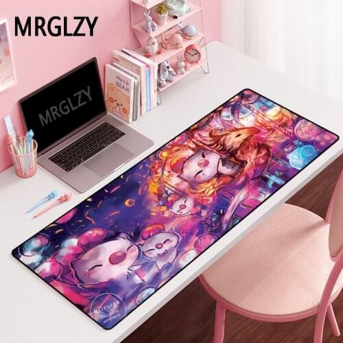 MRGLZY 40*90CM Kawaii Bird Multi-size Gamer Pink Girly Mouse Pad Large MousePad Carpet Laptop Gaming Accessories DeskMat for LOL