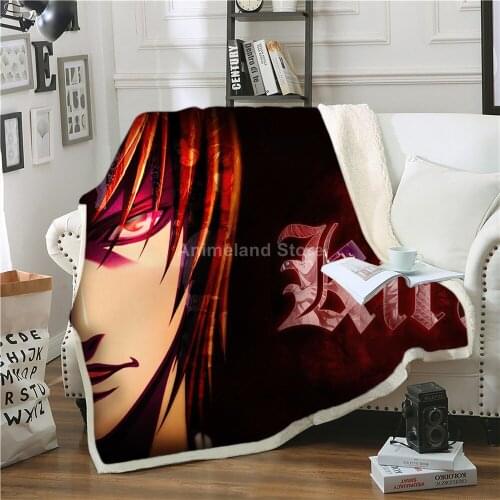 Death Note Anime Kids 3D Print Throw Blanket Cartoon Japan Fleece Blanket For Beds Home Textiles Luxury Adult Kids Gift Warm