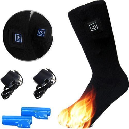 Thicken Warmer Socks Electric Heated Socks Rechargeable Battery For Women Men Winter Outdoor Skiing Cycling Sport Heated Socks
