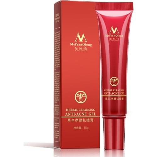 1PC HOTSALE Herbal acne removing cream Facial Acne Cleansing Cream Skin Care Remove Blackhead Pimple Acne Treatment Creams