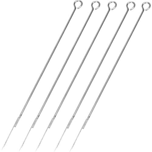 5 Pieces 5 Rl Disposable Tattoo Needles 304 Stainless Steel Permanent Makeup Needles Machine Kit