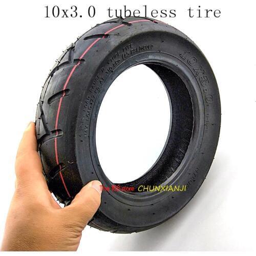 Super 10x3.0 10x3.00 electric scooter Tubeless Vacuum tire 10*3.0 scooter vacuum tyre 10 inch widening and thickening tire