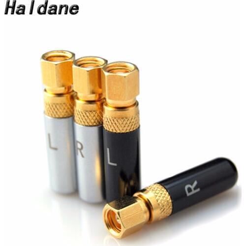 Free Shipping Haldane 2pair/lot HE400 HE5 HE6 HE300 HE560 HE4 HE500 HE600 Headphone Plug DIY Parts Earphone Accessories